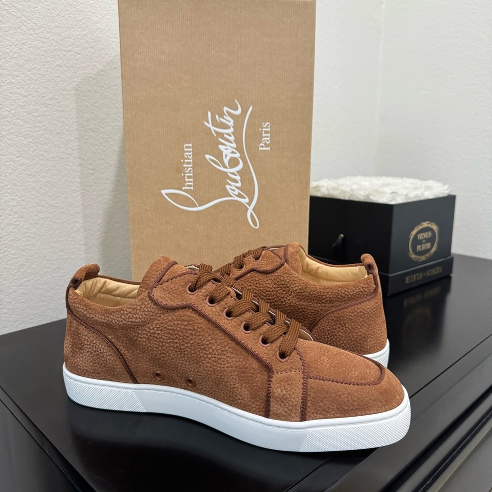 Christian Louboutin Rantulow Orlato Sneaker Cuoio Brown - Picture 4 of 7